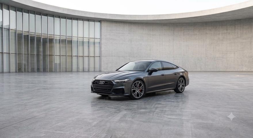 Grey Audi S7 Sportback