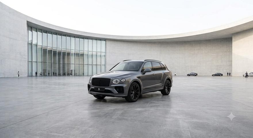 Grey Bentley Bentayga