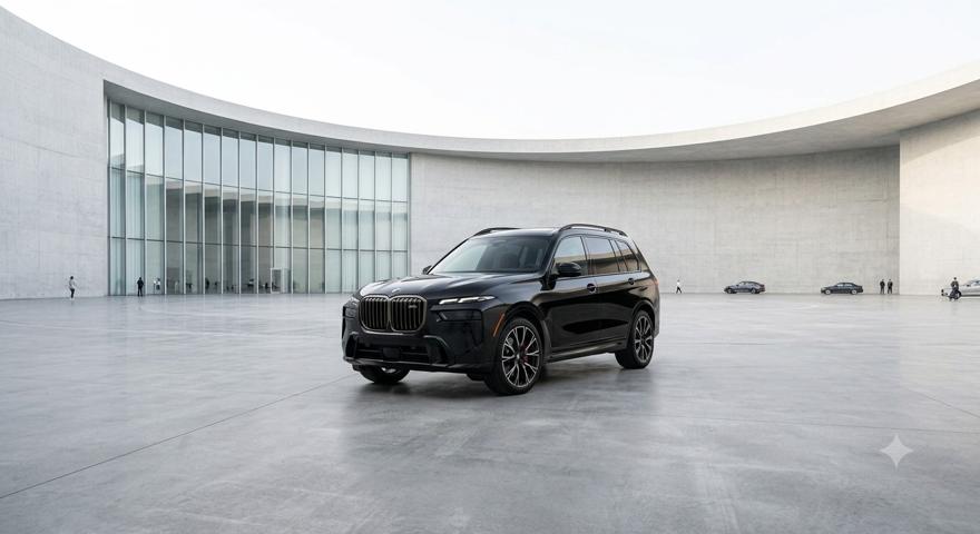 Black BMW X7 SUV