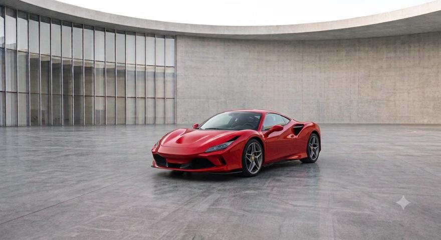 Red Ferrari F8 Tributo